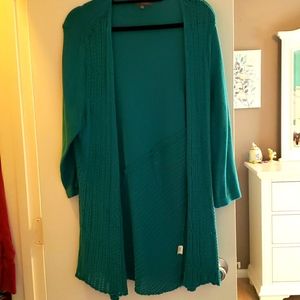 Teal sweater